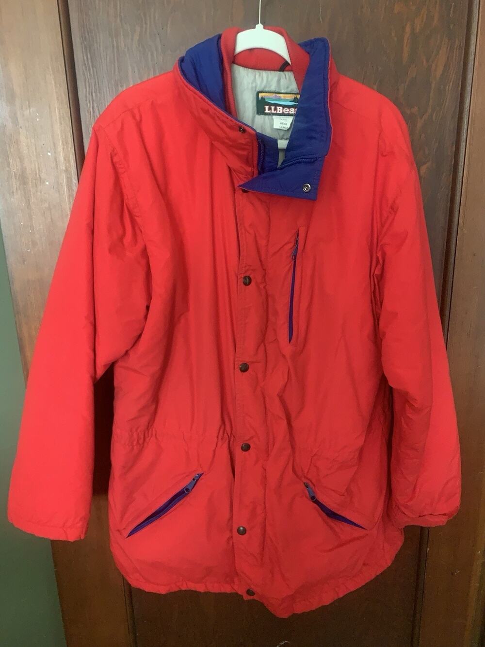 LL Bean Parka Jacket Size Large. (Made In USA)